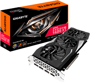 Видеокарта Gigabyte RX 5600XT 6G OC AMD RX 5600XT <6Gb, 192bit, GDDR6, GPU/Mem: (1560/1750) / 