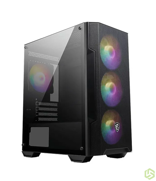 Компьютерный корпус MSI MAG FORGE M100A, черный Компьютерный корпус MSI MAG FORGE M100A, черный