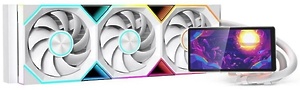 Система водяного охлаждения Jungle Leopard PRO Flow 360 ARGB, с экраном 5.5, белый