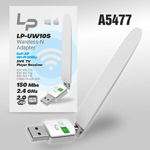 WiFi Адаптер USB LP-UW10S Antenna (chipset MTK7601) 150Mbps/2,4GHz