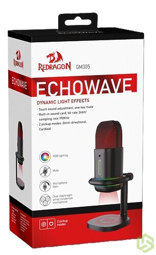 Микрофон Redragon Echowave GM305 черный Микрофон Redragon Echowave GM305 черный