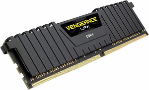 Модуль памяти CORSAIR 8GB 3200МГц DDR4 CL16 DIMM XMP 2.0, Vengeance LPX Black