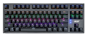 Игровая клавиатура Acer OKW126 механическая черный USB LED