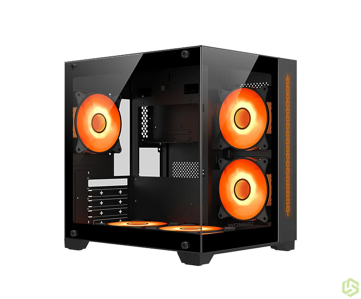Корпус для пк IWONGOU M800 Micro-ATX Mini-ITX black Корпус для пк IWONGOU M800 Micro-ATX Mini-ITX black