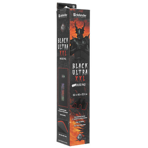 Коврик Defender Black Ultra XXL 900 мм x 450 мм x 3 мм черный