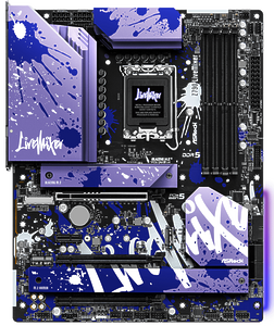 Материнская плата ASRock Z790 LiveMixer LGA 1700, Intel Z790, 4xDDR5-4800 МГц, 3xPCI-Ex16, 5xM.2