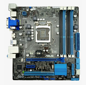 Материнская плата Socket 1155 ASUS P8B75-M, microATX, 4 слота памяти, 1600MHz