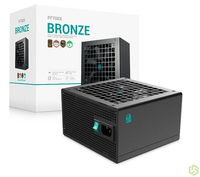 Блок питания 700W Deepcool ATX PF700X 80+ 24+2x(4+4) pin APFC 120mm fan 6xSATA RTL Блок питания 700W Deepcool ATX PF700X 80+ 24+2x(4+4) pin APFC 120mm fan 6xSATA RTL