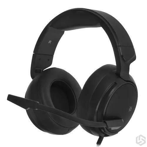 Проводная гарнитура Defender Shadow черный 2.0, охватывающие, 20 Гц - 20000 Гц, 32Ω, проводной Проводная гарнитура Defender Shadow черный 2.0, охватывающие, 20 Гц - 20000 Гц, 32Ω, проводной